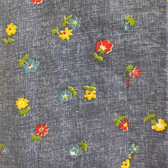 Vintage 1970s Floral Print Maxi Dress Sz xxs - Picture 5 of 8